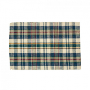 Set of 4 St. Gauri Check Pattern Ribbed Placemat