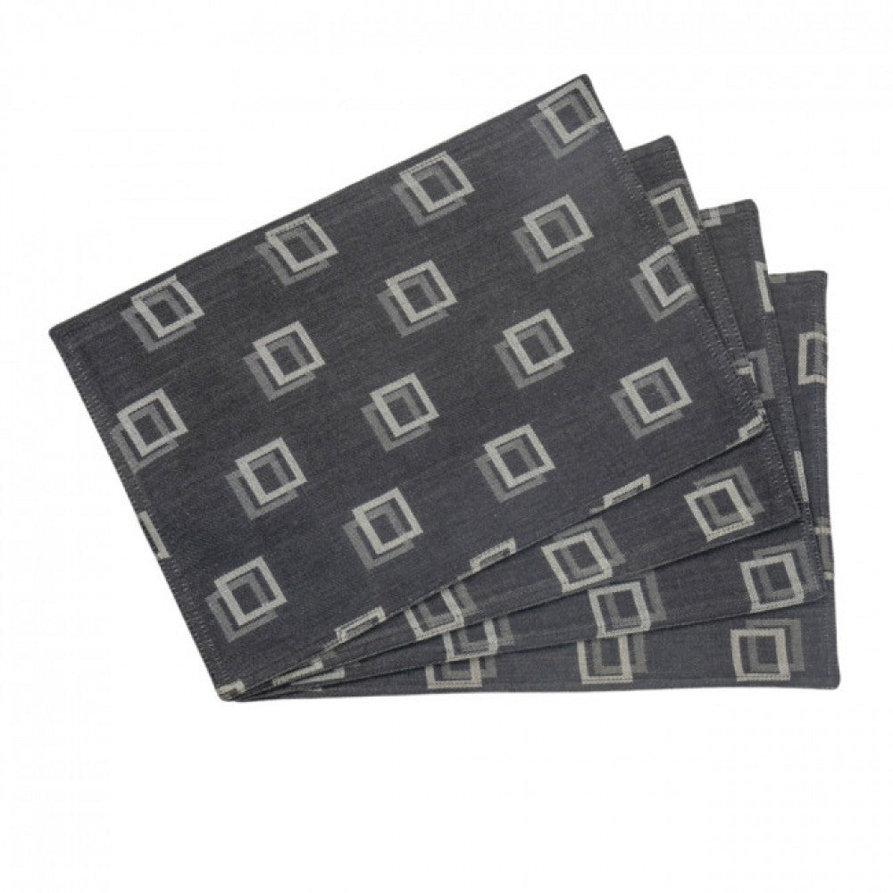 Black Squares Design Placemat