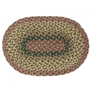 Set of 4 Browns And Blacks Braided Placemat