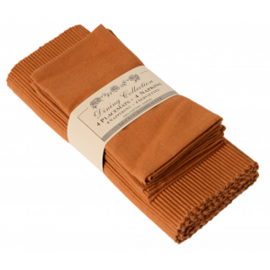 4 + 4 Rust Placemats And Napkins