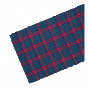 13x36" Belvedere Green Check Pattern Ribbed Table Runner