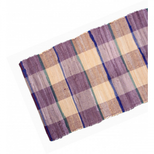 13x36" Choco Check Pattern Chindi Table Runner