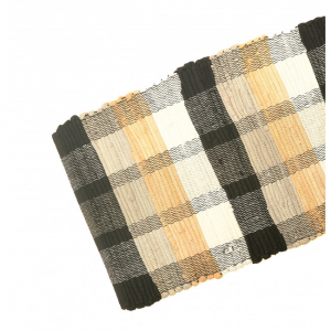 13x54" Blackstone Check Pattern Chindi Table Runner