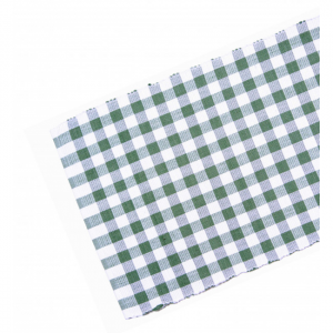 13x36" Toro Green Check Pattern Ribbed Table Runner