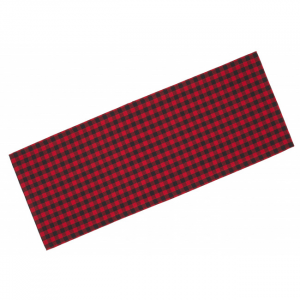 13x36" Red And Black Buffalo Check Table Runner