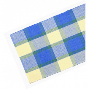 13x36" Provence Check Pattern Ribbed Table Runner