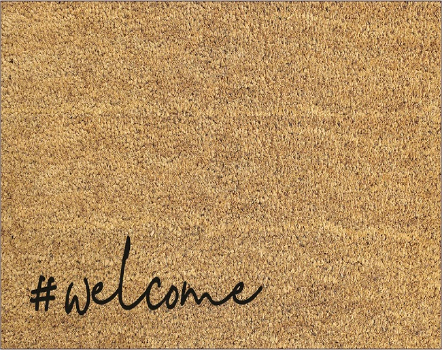 Hashtag Welcome Doormat
