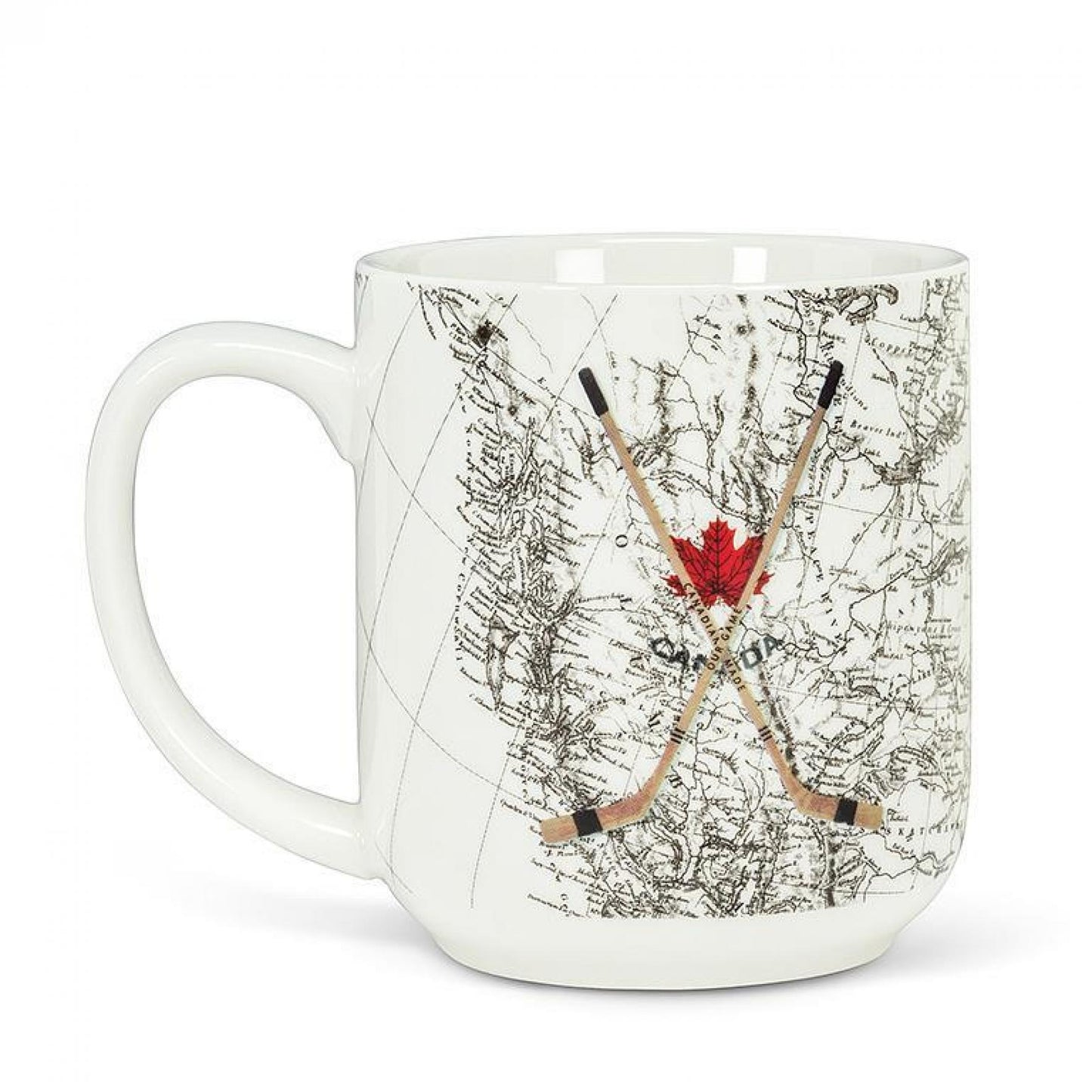 Set of 12 Hockey Sticks & Map Mug