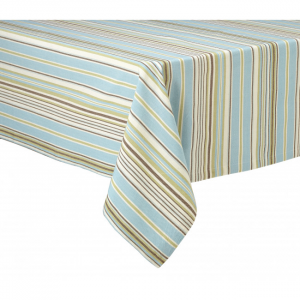 52x52" Seaside Stripes Tablecloth