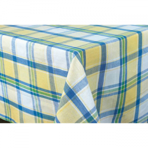 36x36" St. Jean Check Pattern Tablecloth