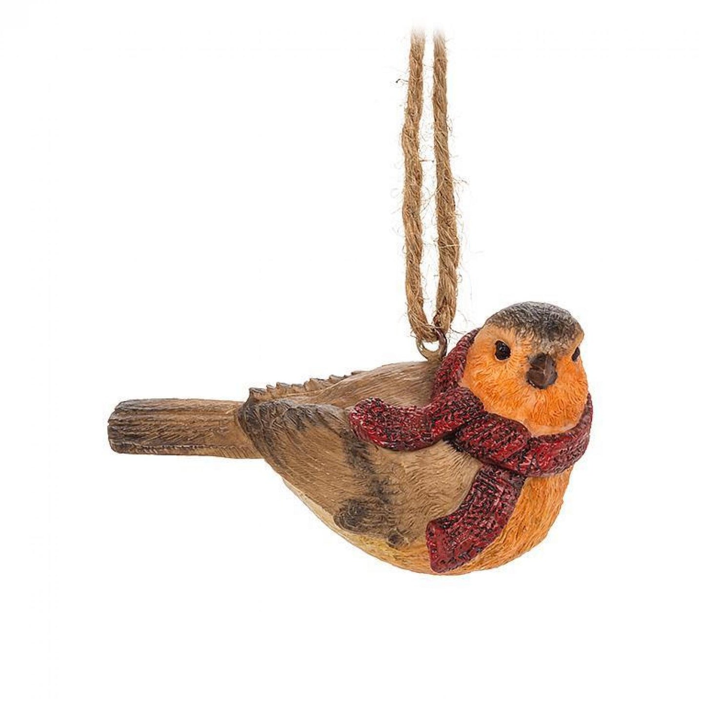 Set Of 6 Assorted Birds In Winter Wear Figurine