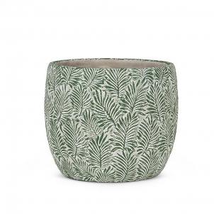 Set of 12 Leaf Pattern Planter