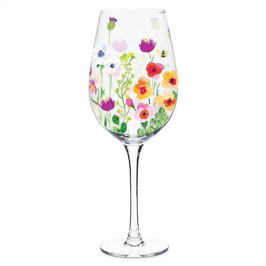 Set of 12 Bee Garden Stemmed Wine Goblet