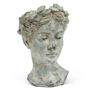 Woman Head Wearing A Laurel Wreath Planter