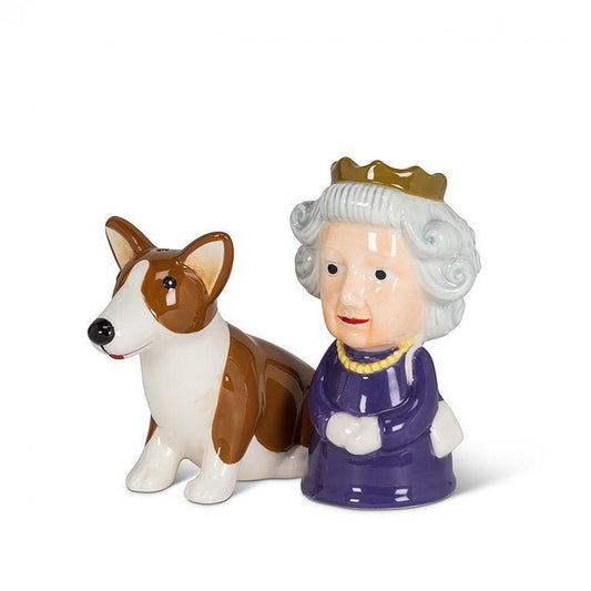 Queen And Corgi Salt & Pepper Shaker