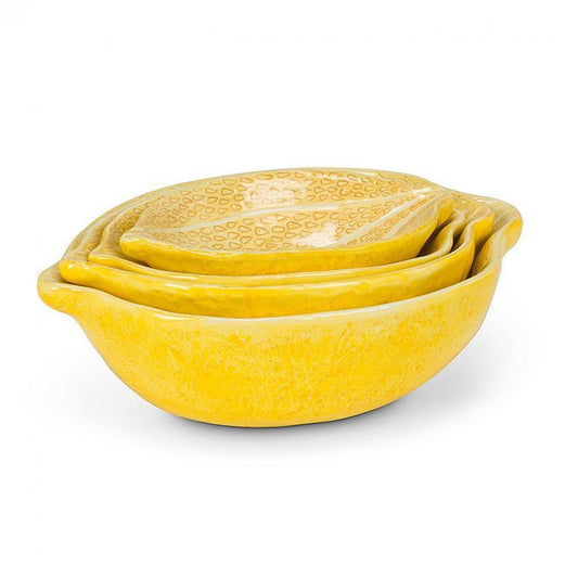 Set Of 4 Lemon Nesting Bowls