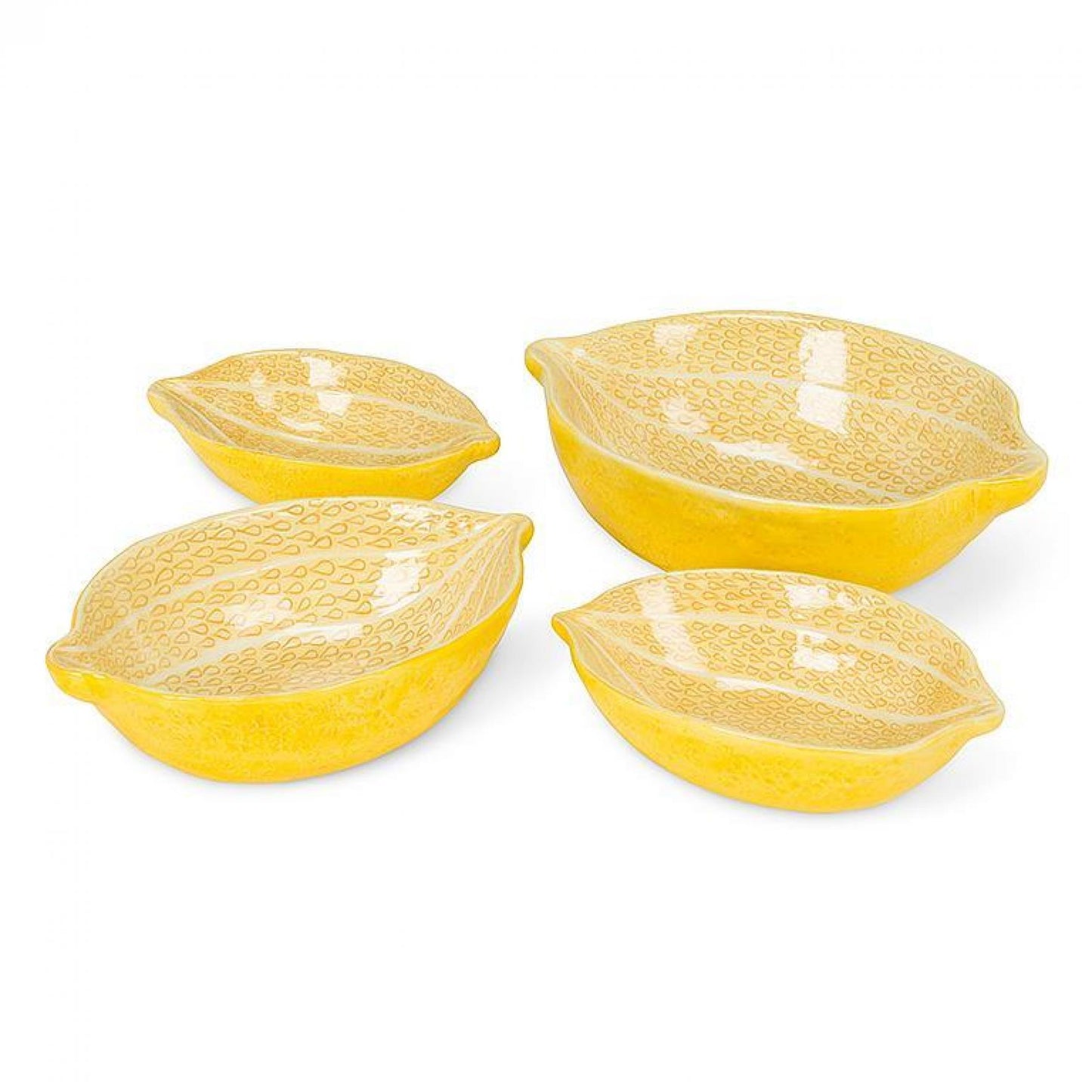 Set Of 4 Lemon Nesting Bowls