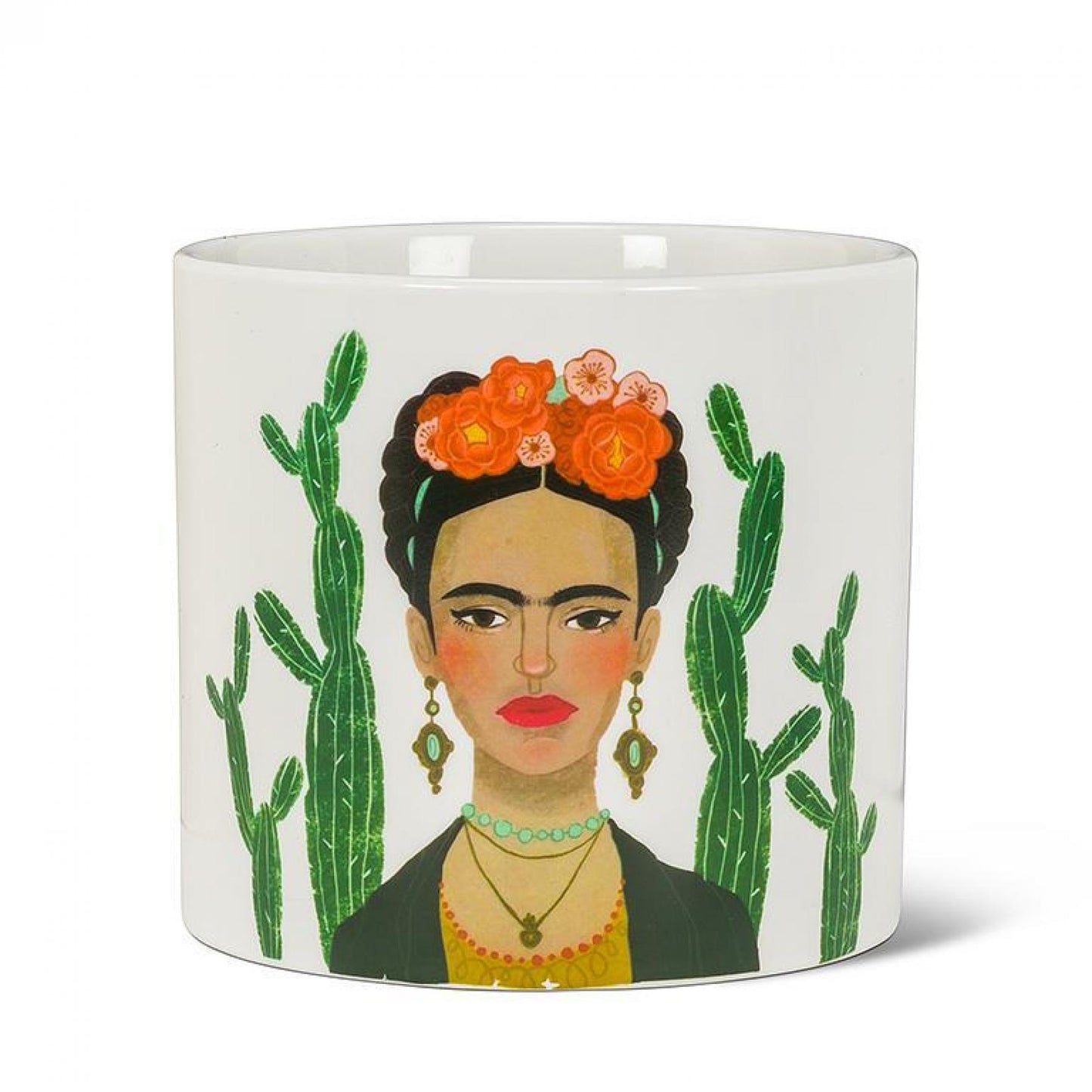 Set of 12 Lady & Cactus Planter