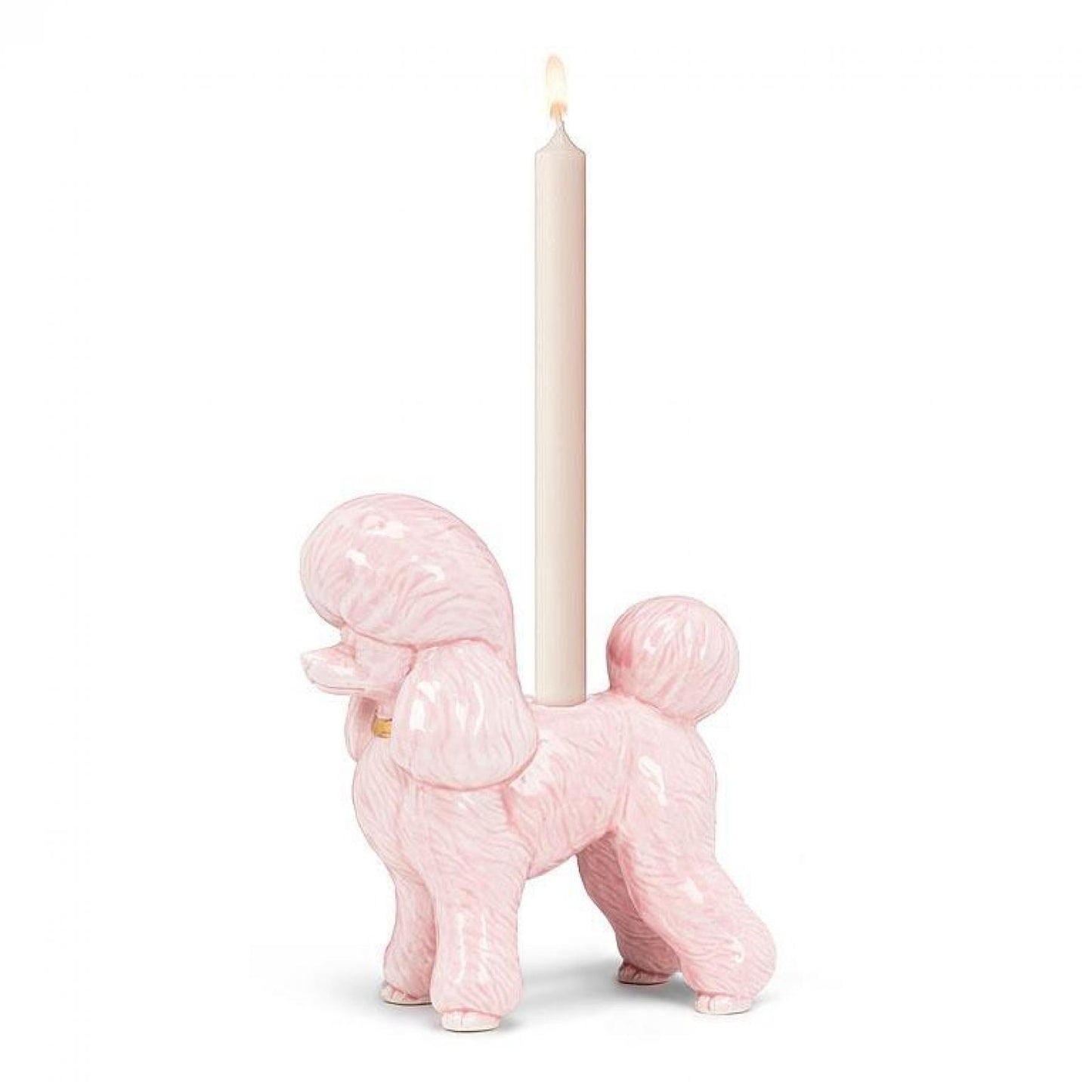 Poodle Taper Candle Holder