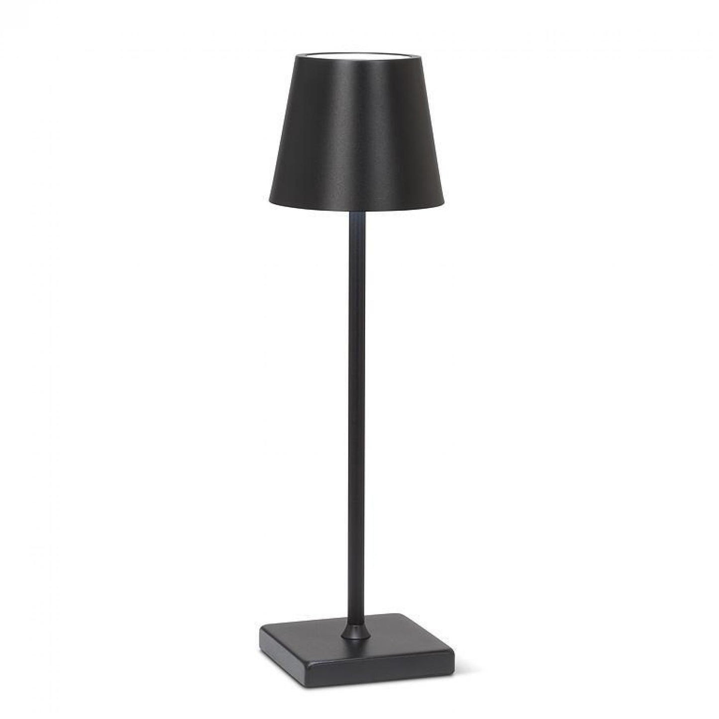Matte Black With Classic Shade Led Table Lamp