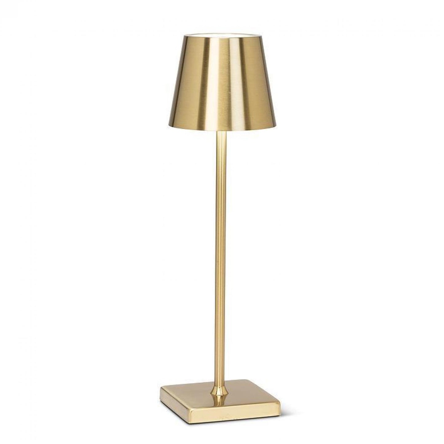 Matte Gold With Classic Shade Led Table Lamp