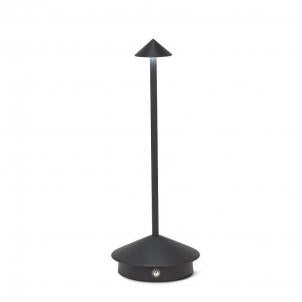 Slim Matte Black Arrow Led Table Light Lamp