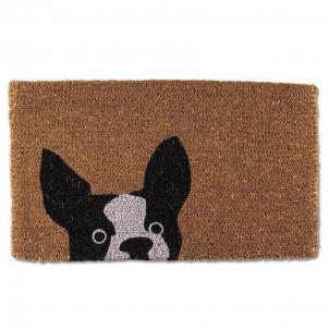 Peeking Dog Doormat