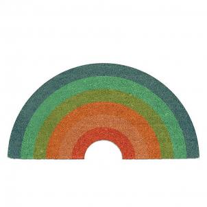 Muted Rainbow Shaped Doormat