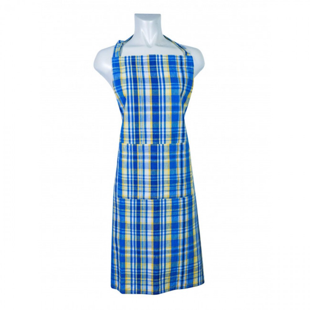 Blue Stone Checks Apron
