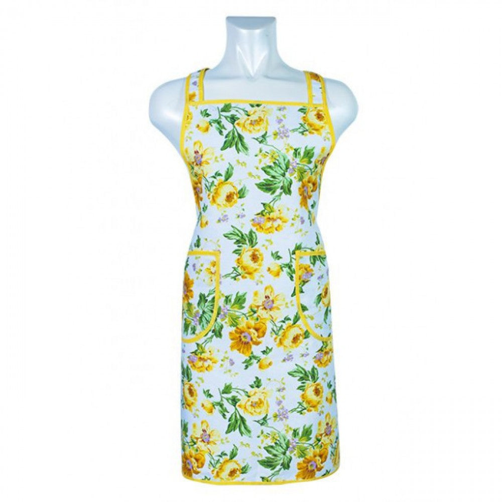 Yellow Floral Prints Apron