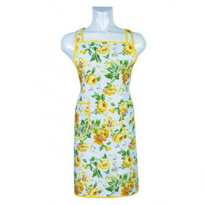Yellow Floral Prints Apron