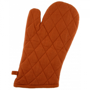 Set Of 2 Rust Oven Mitts