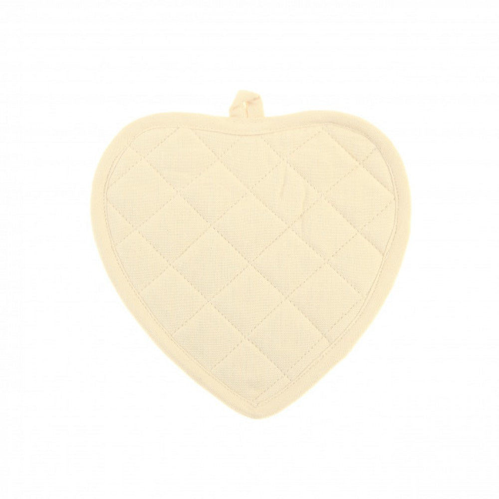 Set Of 2 Heart Shaped Natural Diamond Pattern Pot Holder