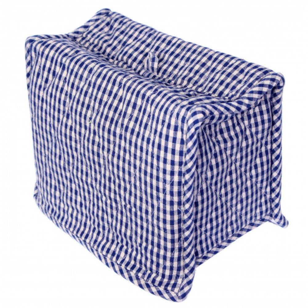 2Slice" Berryvine Navy Check 2 Slice Toaster Cover