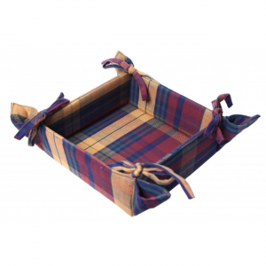 13x9" Sunset Check Pattern Bread Basket
