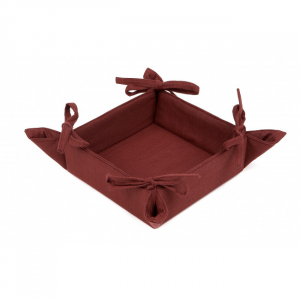 Burgundy Bread Basket