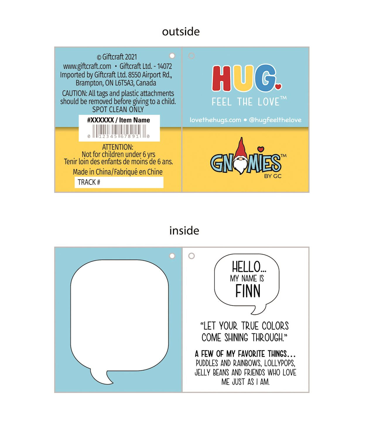 Rainbow Gnome - Finn Plush Toy