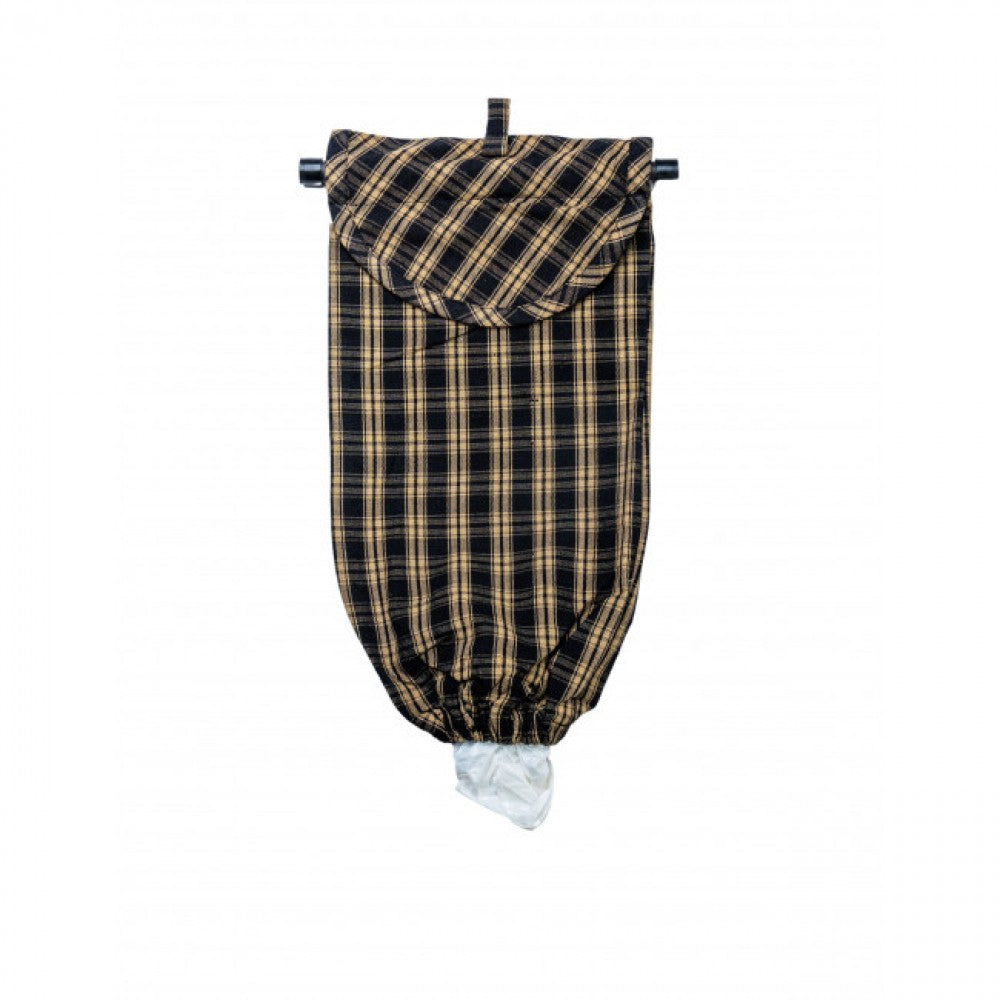 Salt & Pepper Check Pattern Bag Holder