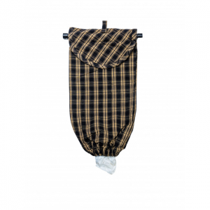 Salt & Pepper Check Pattern Bag Holder