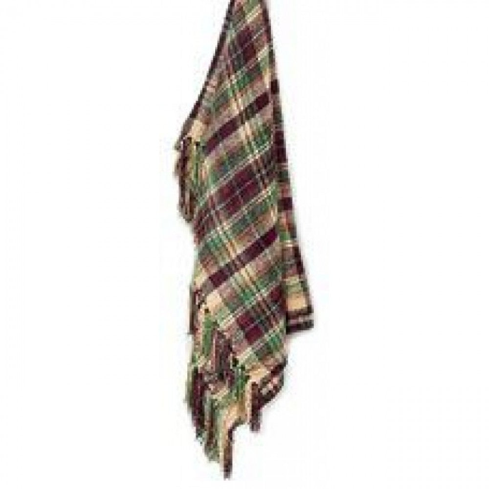 Alaska Check Pattern Chenille Throw