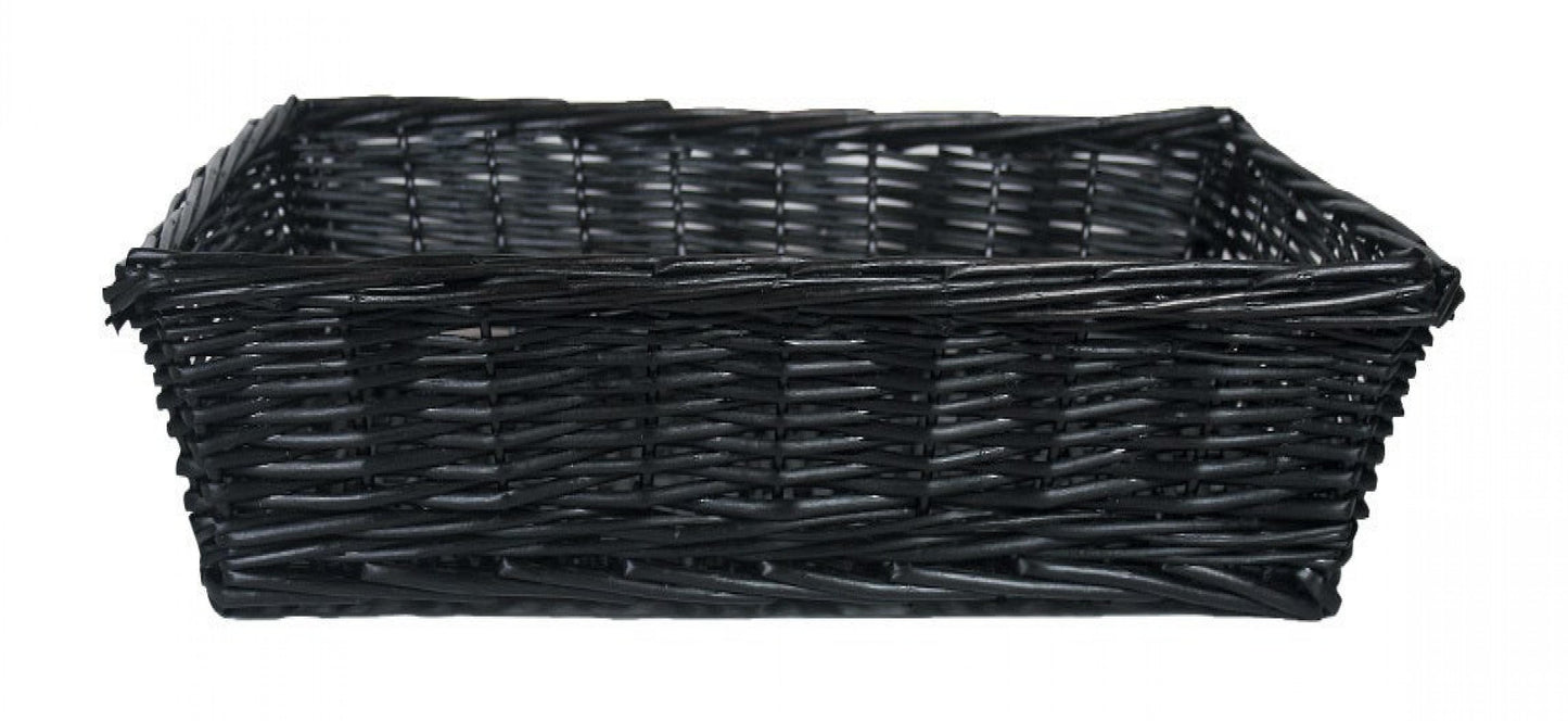 Rectangular Darktone Willow Basket