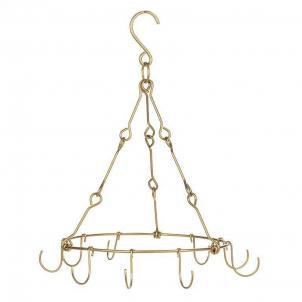 Round Ceiling Hanger With 9 Hooks Storage Holder