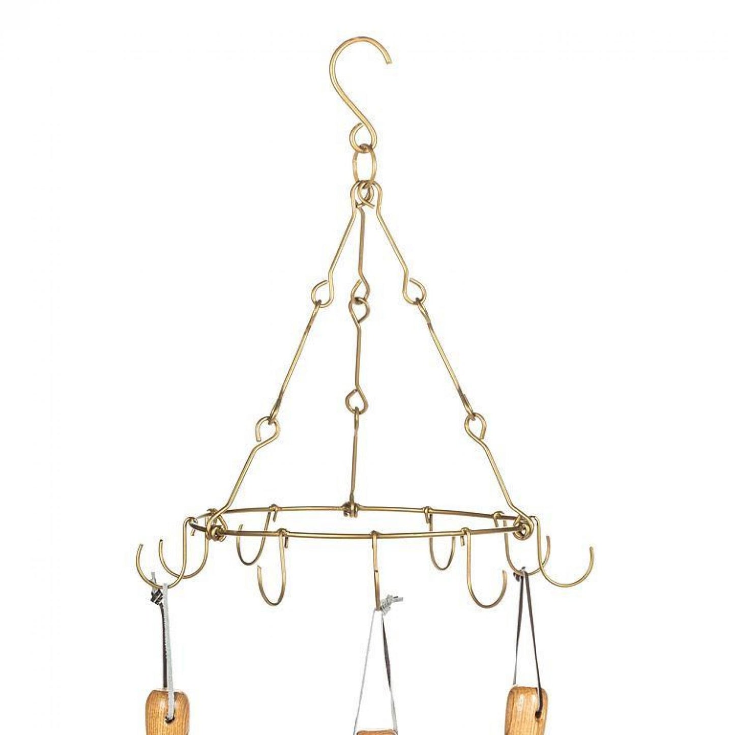 Round Ceiling Hanger With 9 Hooks Storage Holder