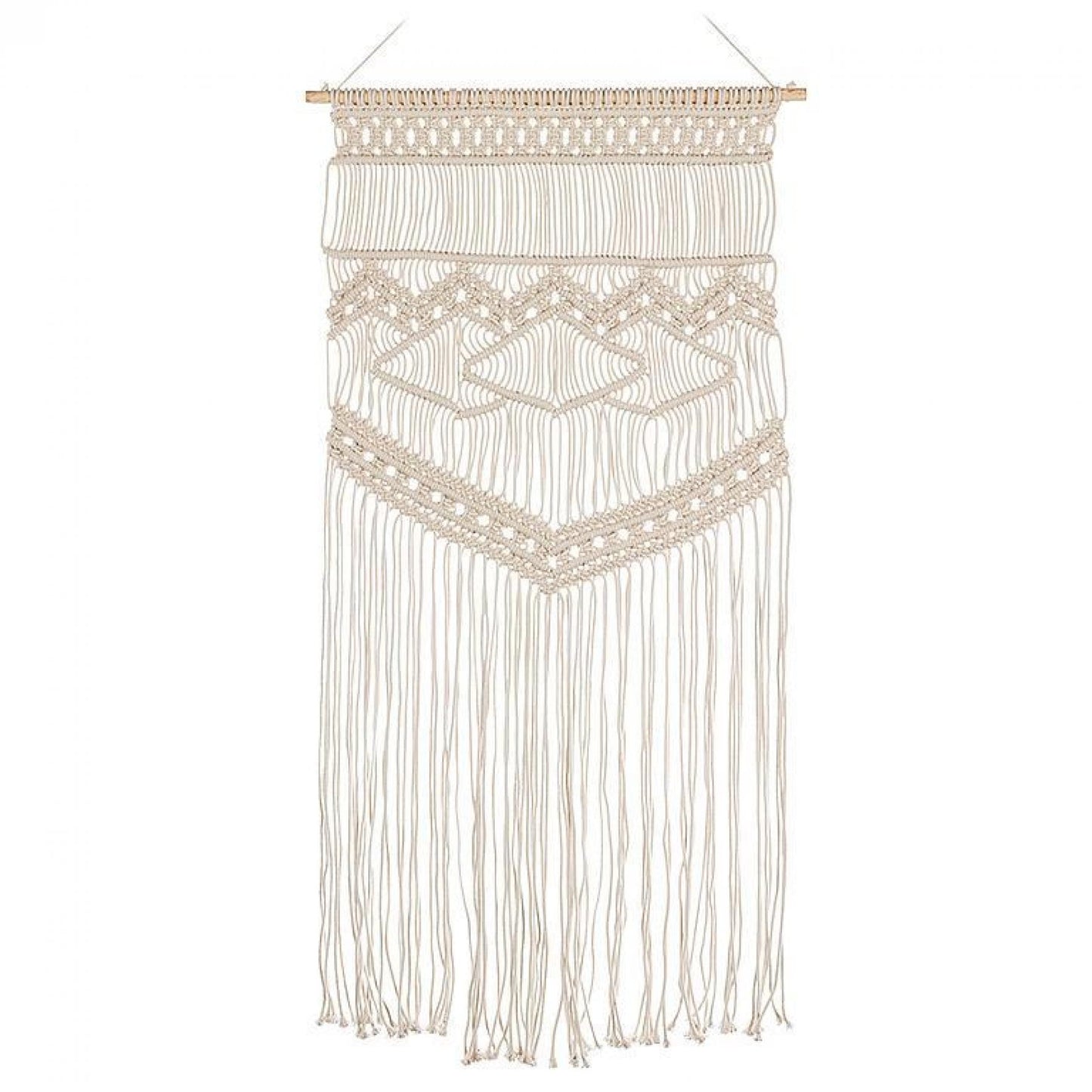 Macrame With Fringes Hanging Wall Decor