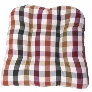 Cambridge Check Pattern Chair Pad