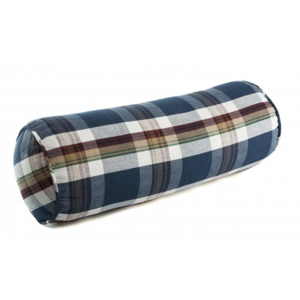 18x6" Lakewood Check Pattern Bolster Pillow