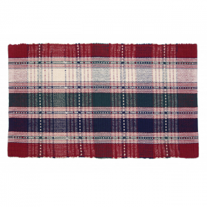 22x34" Moorpark Jewel Tones Check Pattern Rug