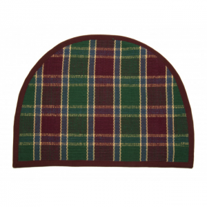 Festive Jewel Tones Check Pattern Sink Mat