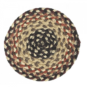 Browns With Black Braided Trivet