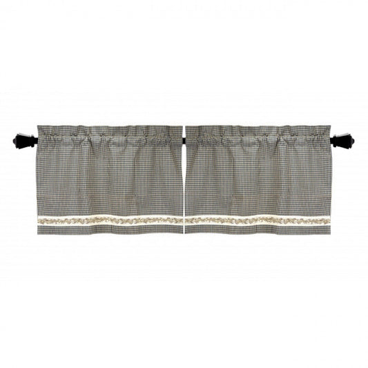 24x72" Window Tier Berryvine Navy Window Topper